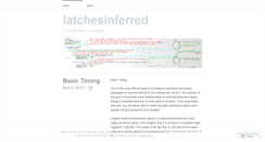 Desktop Screenshot of latchesinferred.com